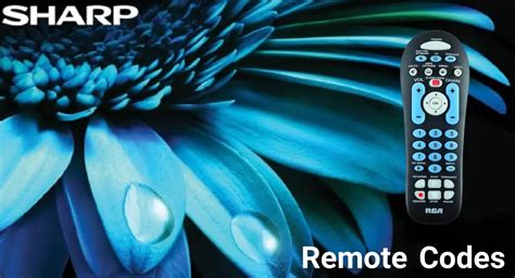 sharp aquos tv 4 digit remote codes|Sharp TV remote codes .